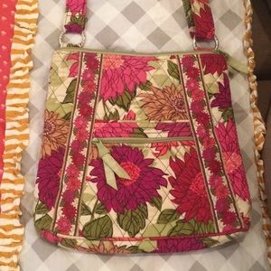Vera Bradley Hello Dahlia Hipster Crossbody